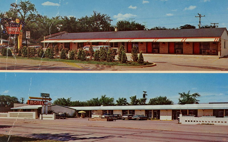 Drake Motel - Postcard